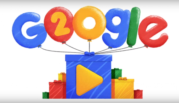 google 20 ans